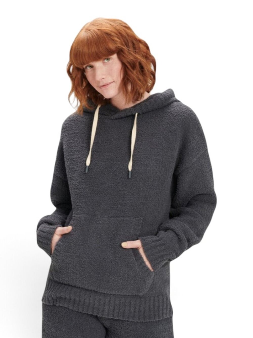 Ugg Asala Hoodie Obsidian Dark Charcoal Gray Soft Athleisure Lounge NWT New L